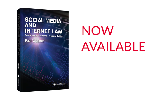 /Social Media and Internet Law &ndash; Forms and Precedents