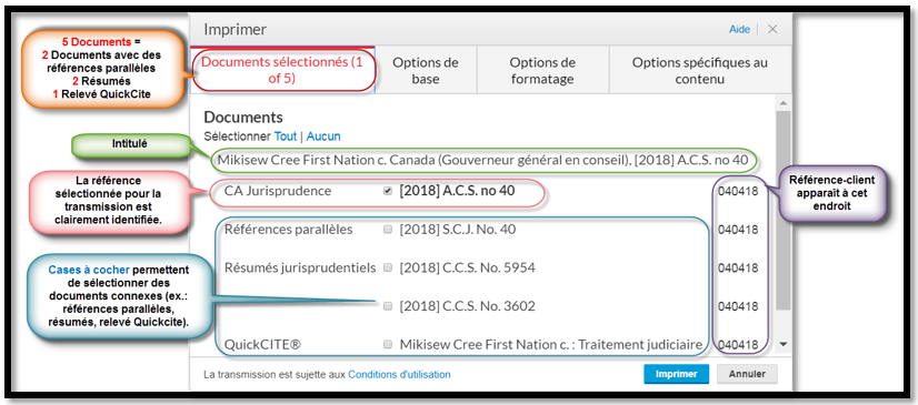 Enhancements to Selected Documents Tab in Delivery Dialogue Box for Print, Download and Email