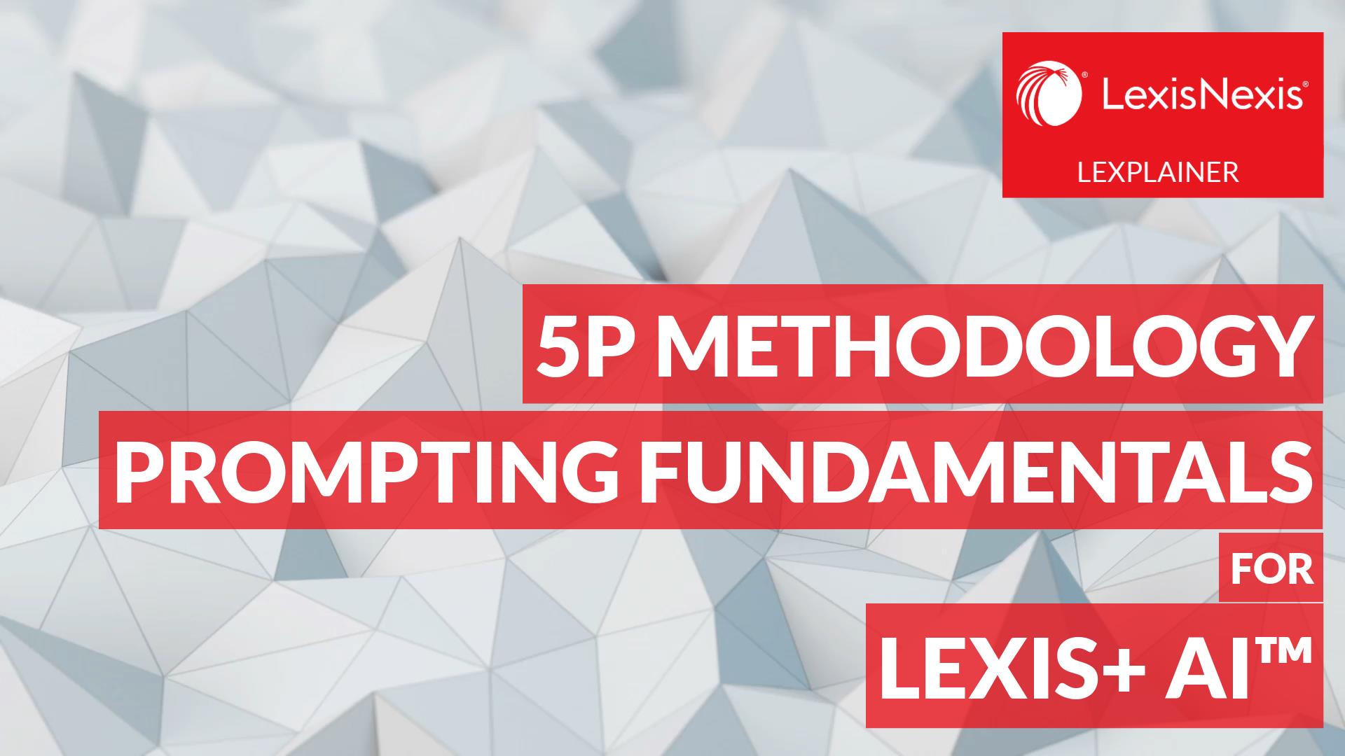 5P Methodology - Prompting Fundamentals Video